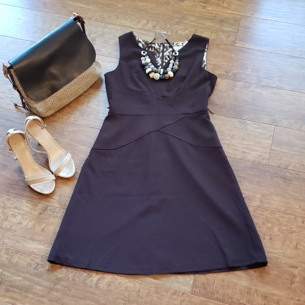 Sandra's Daren chocolate brown dress